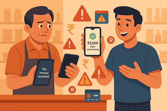 Fake UPI Payment Screens