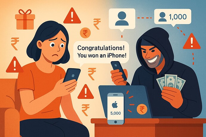 Fake Influencer Giveaways